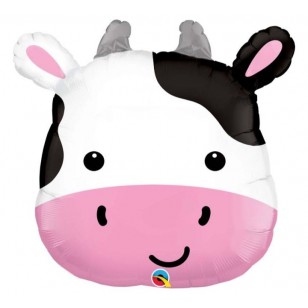 Cute Holstein Cow Face Balloon 